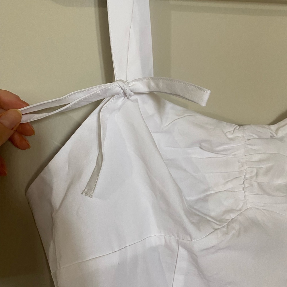 ASOS White Ruched Camisole - Picture 2 of 5